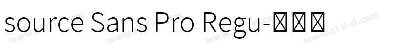 source Sans Pro Regu字体转换 source Sans Pro Regu字体转换